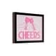preview thumbnail 3 of 6, American Art Decor Tipsy Printed Cheers LED Light Box Wall Sign - 14" x 11" x 1.6" - 14" x 11" x 1.6"