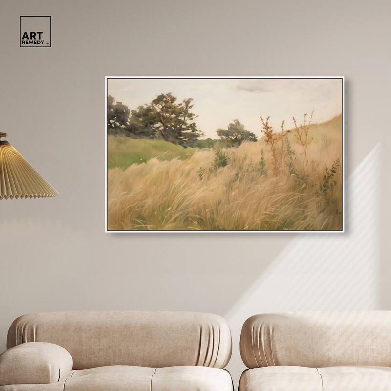 Cogon Grass Breeze I Canvas by Art Remedy
