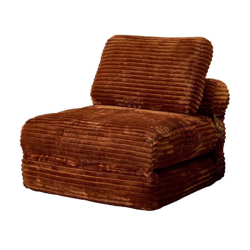 OVIOS Corduroy Foldable Compressed Sleeper Sofa