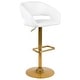 preview thumbnail 164 of 178, Vinyl Adjustable Height Barstool with Rounded Mid-Back