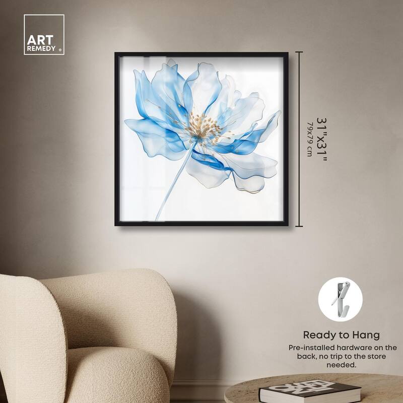 Glacier Ghost Blossom Shadowbox by Art Remedy