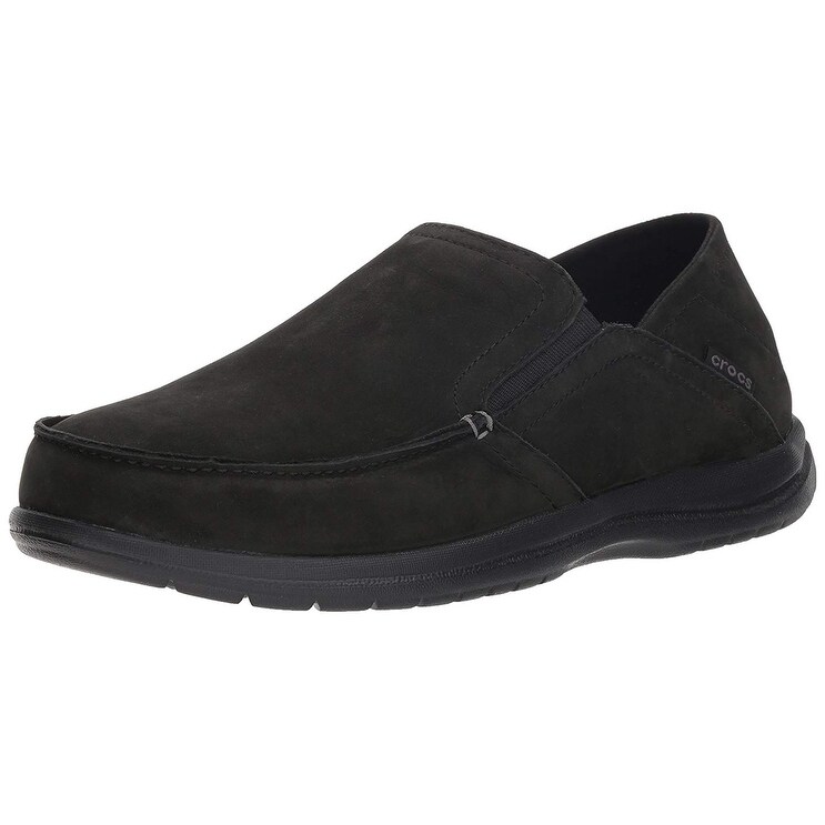crocs men's santa cruz leather loafer