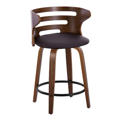 Carson Carrington Cranagh 24" Upholstered Counter Stools (Set of 2)