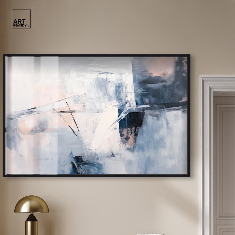 Blue Rapture I Shadowbox by Art Remedy