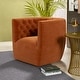 preview thumbnail 16 of 40, Luxor Mid Century Modern Swivel Accent Comfy Chair