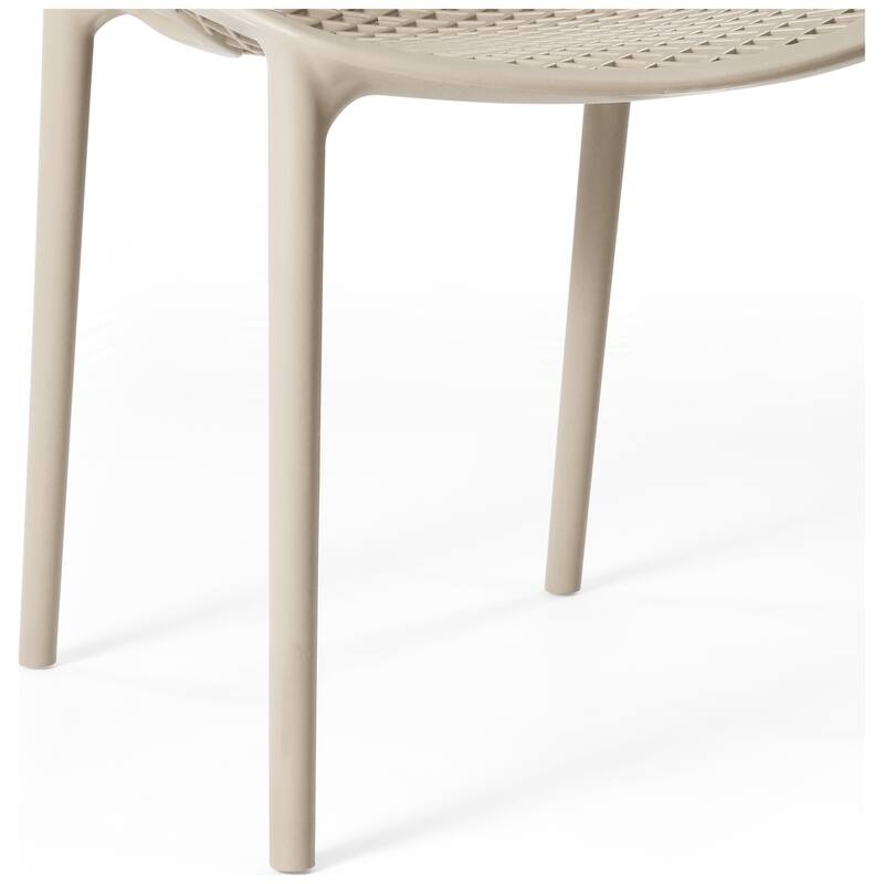 Frond and Form Outdoor Stacking Dining Side Chair (Set of 2)