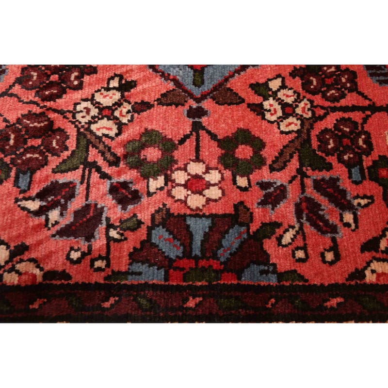 ECARPETGALLERY Hand-knotted Anadol Coral, Light Red Wool Rug - 4'2 x 7'10