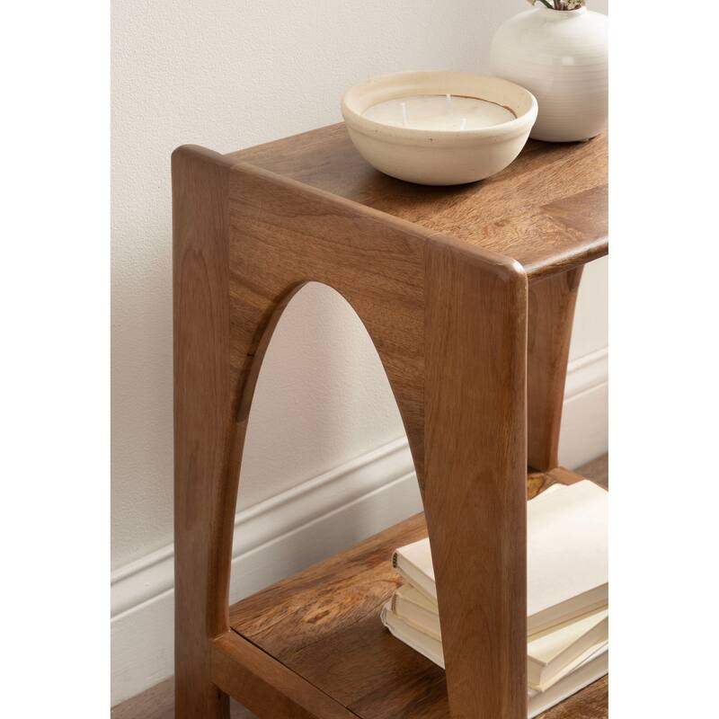 Kate and Laurel Aarstad Wood Side Table - 16x14x22
