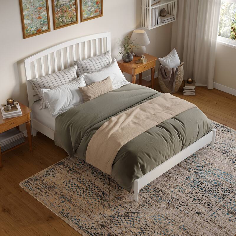 Quincy Solid Wood Low Profile Platform Bed