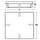 preview thumbnail 2 of 0, Sinclair 14-inch Satin Nickel LED Flush Mount, White Acrylic Shade