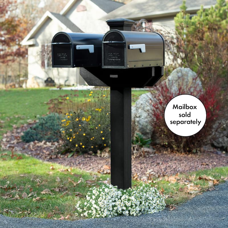 HIGHWOOD Hazelton Double-Sided Mailbox Post