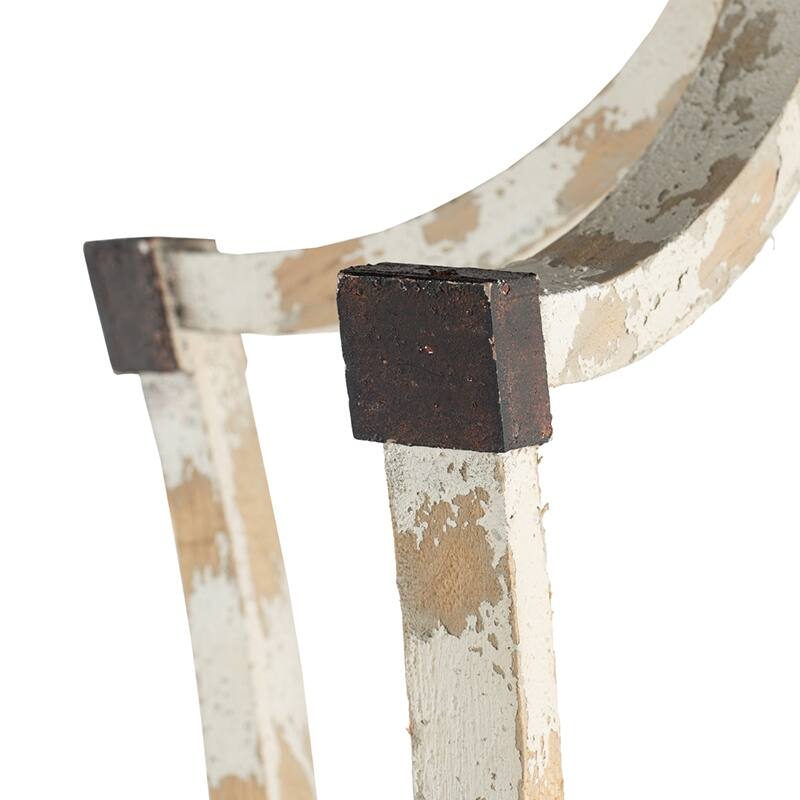 Entryway Wooden Ceiling Lighting, Hanging Ceiling Light with Iron Leg Bracket, 4-Light Chandelier for Kitchen Island