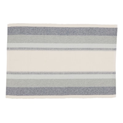 Ribbed Design Stripe Placemats (Set of 4)