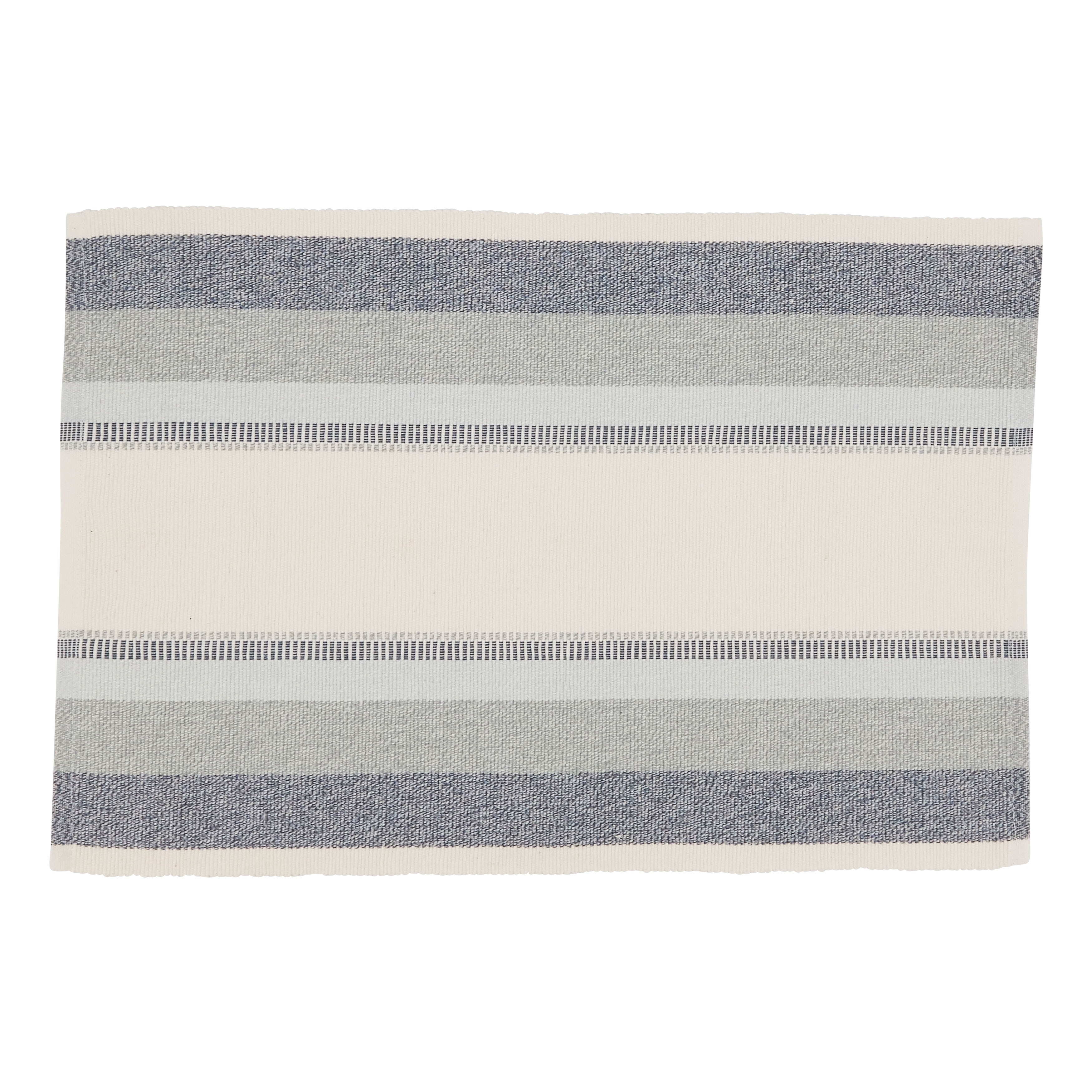 Ribbed Design Stripe Placemats (Set of 4)