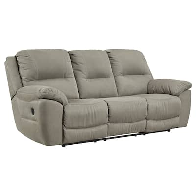 Signature Design by Ashley Next-Gen Gaucho Putty Reclining Sofa - 93"W x 41"D x 43"H