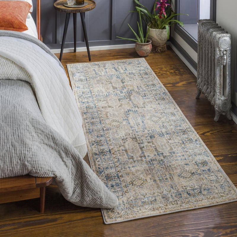 Livabliss Mirabel Traditional Area Rug - 2' 7" x 7' 3" - Tan