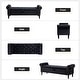 preview thumbnail 58 of 74, 67" Velvet Tufted Storage Bench for Bedroom End of Bed with Roll Arms