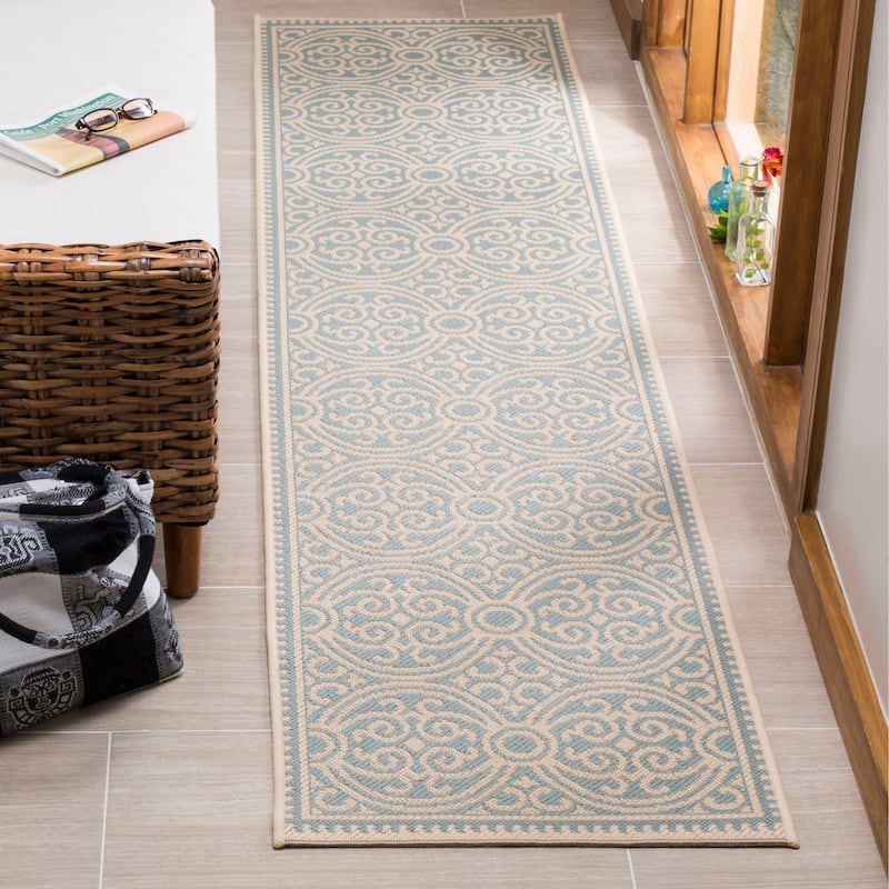 SAFAVIEH Linden Myriame Indoor/ Outdoor Waterproof Patio Backyard Rug