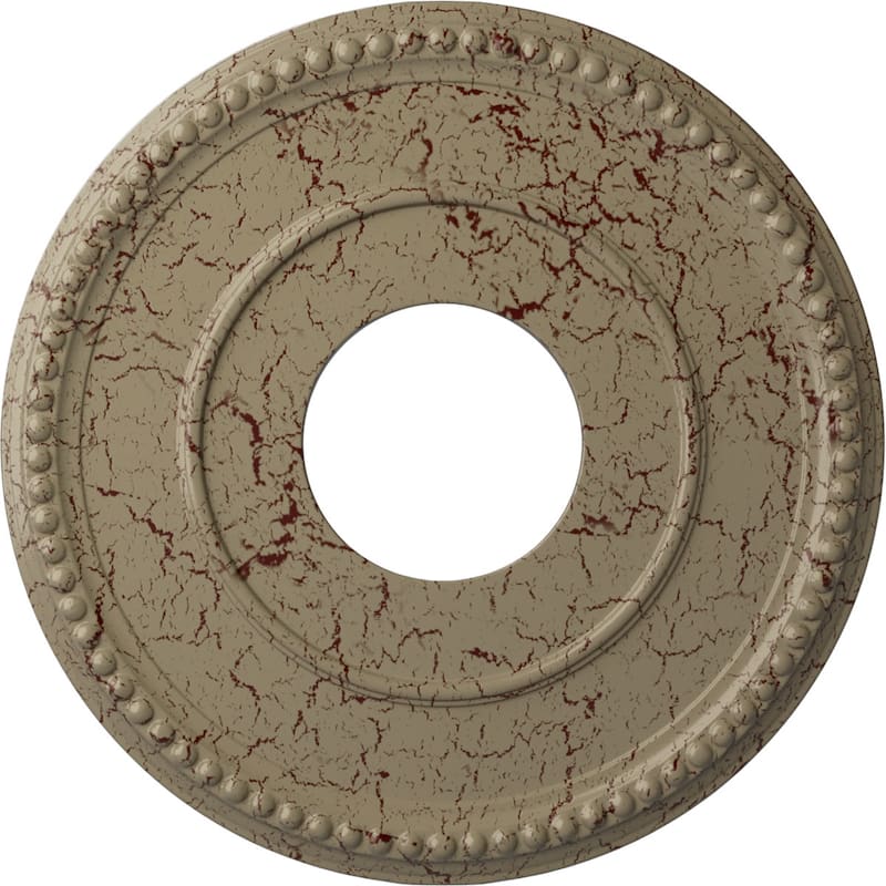 12 1/2"OD x 3 7/8"ID x 3/4"P Bradford Ceiling Medallion