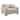 Dexter 52" Double Accent Chair with 2 Pillows, Taupe