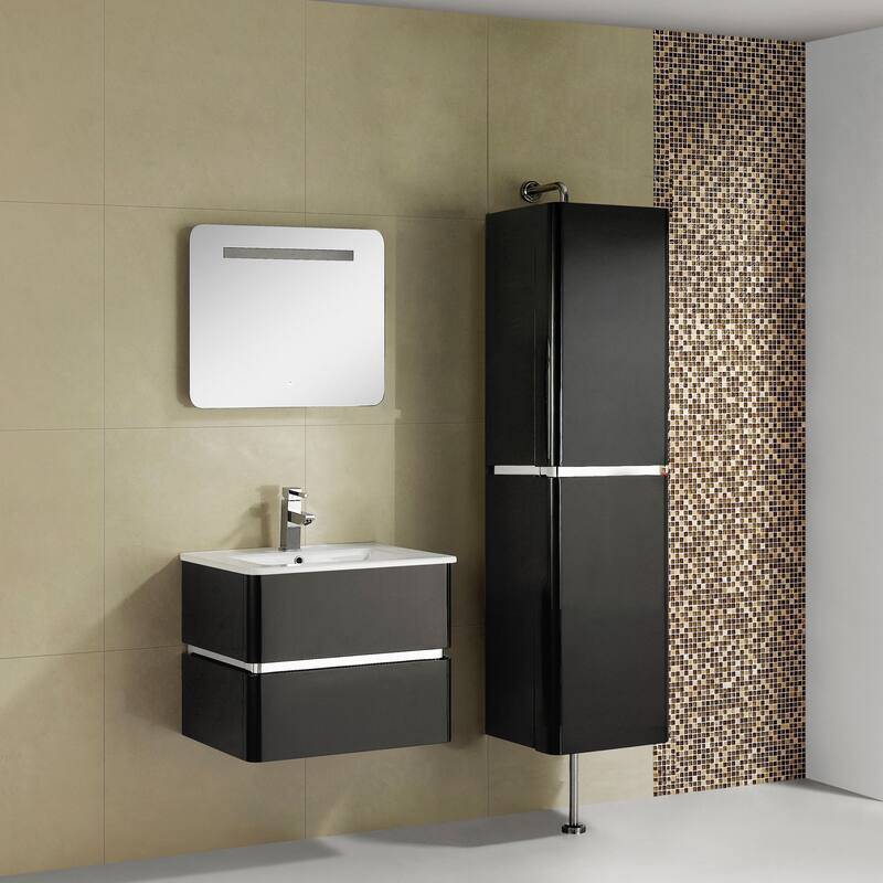 Fine Fixtures 'Sundance' 24-inch High Gloss Vanity with Vitreous China Sink Top