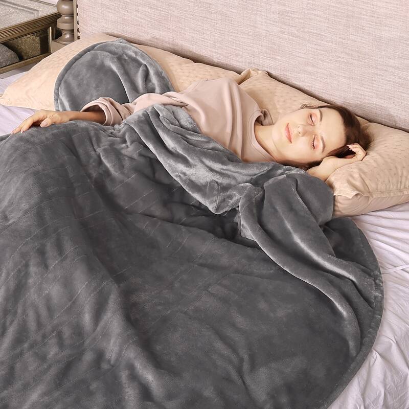 Oversized Electric Plush Heated Blanket