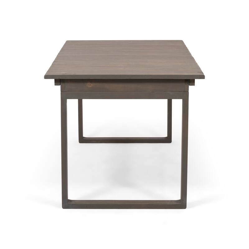 Sorrento Acacia Wood 9-piece Expandable Table Outdoor Dining Set by Christopher Knight Home