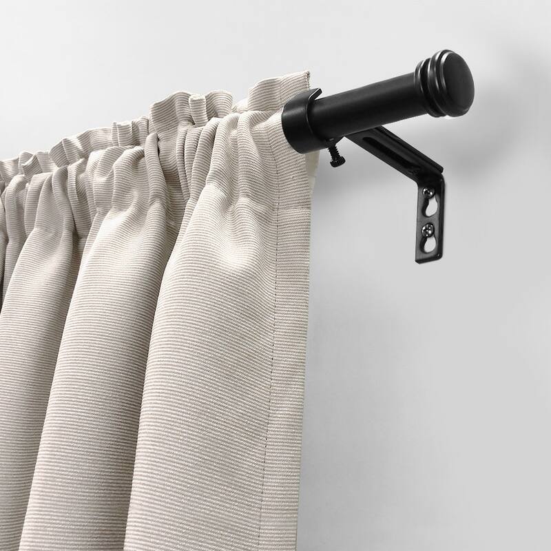 Lumi 1 in. Single Curtain Rod Bracket (4-Pack)