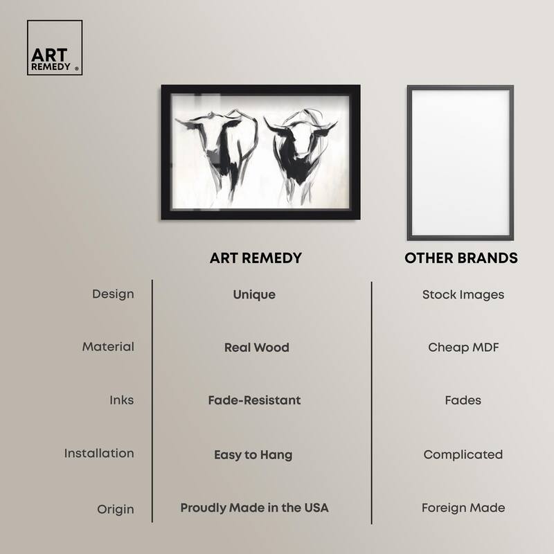 Bovine I Shadowbox by Art Remedy