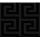 preview thumbnail 1 of 10, Seabrook Designs Forte Greek Key Non-Woven Unpasted Wallpaper 20.9 in. W x 33 ft. L - Metallic Carbon