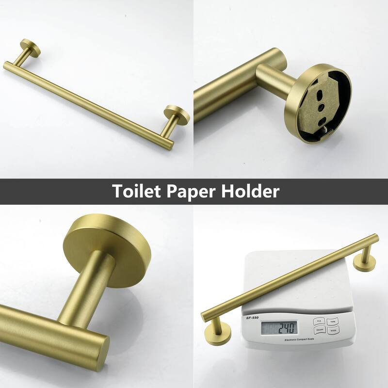 AITINKAN 3-Piece Bath Hardware Set Towel Holder Set in Stainless Steel