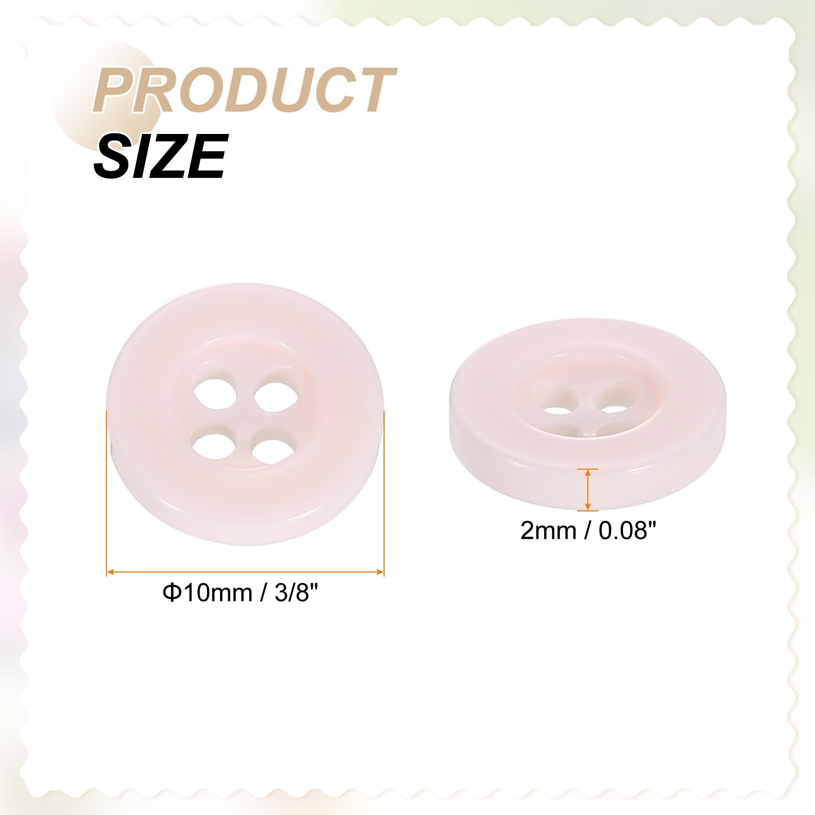 Sewing Buttons Resin Round Flat Craft Replacement Buttons for Sewing Clothing