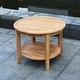 preview thumbnail 9 of 13, Cambridge Casual Palma 3-piece Teak Wicker Outdoor Chat Set with FREE Pillow