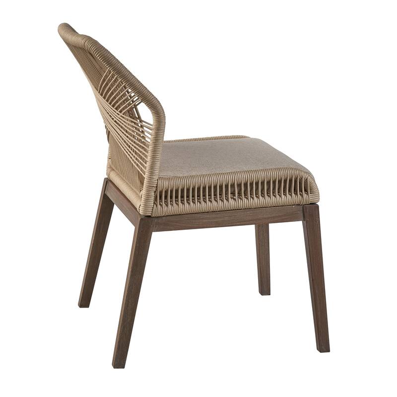 Fiddler Mahogany Dining Chair, Gray