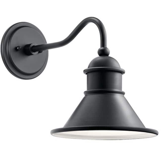 Kichler Northland Single Light 12" High Outdoor Wall Sconce - Black