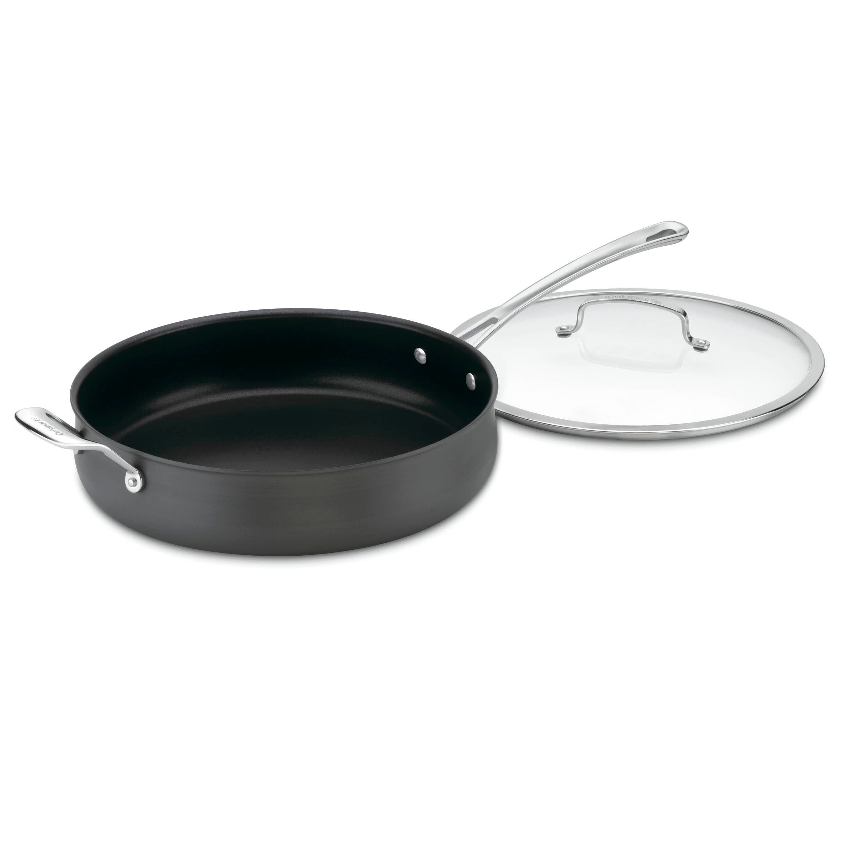 Cuisinart Chef's Classic Nonstick Hard Anodized Cookware 5 Qt. Saute Pan with Helper Handle and Cover