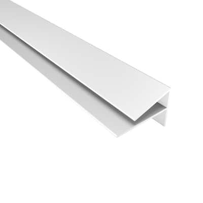 Fasade 47in Outside Corner Trim in Matte White - 5 Pack
