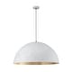 preview thumbnail 112 of 200, Industrial Oversized Metal Dome Pendant Light - Modern Farmhouse