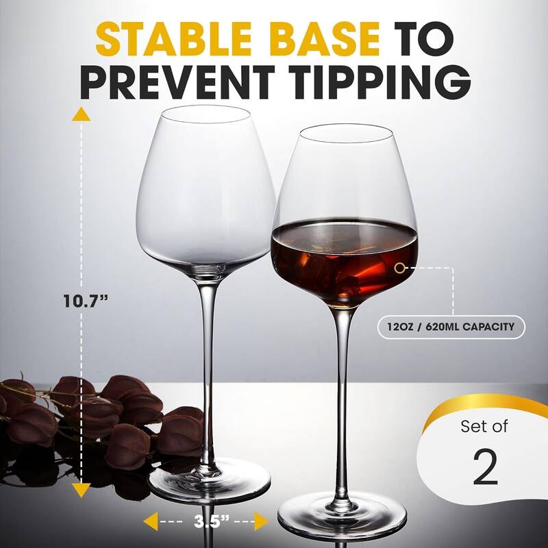 Berkware Crystal Classic Long Stem Glass