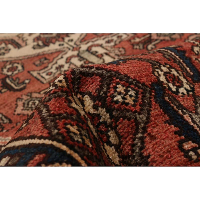 ECARPETGALLERY Hand-knotted Anadol Dark Copper Wool Rug - 3' 4" x 10' 1"