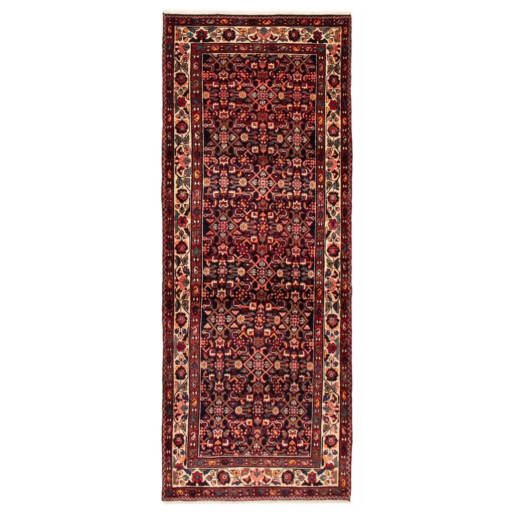 ECARPETGALLERY Hand-knotted Andelz Navy Wool Rug - 3'10 x 9'10