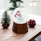 preview thumbnail 2 of 12, Nambe Skating Penguin Snow Globe - 5.25"H x 3.7"D