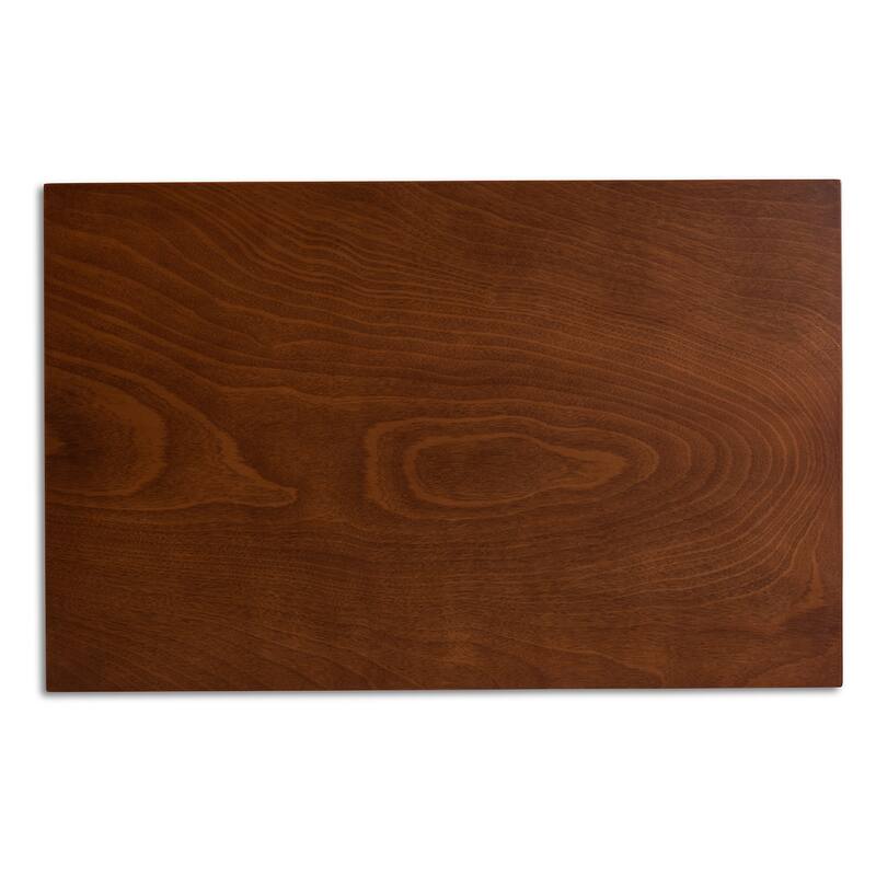 Suvi Modern and Contemporary Oak Wood Dining Set - Grey/Walnut Brown