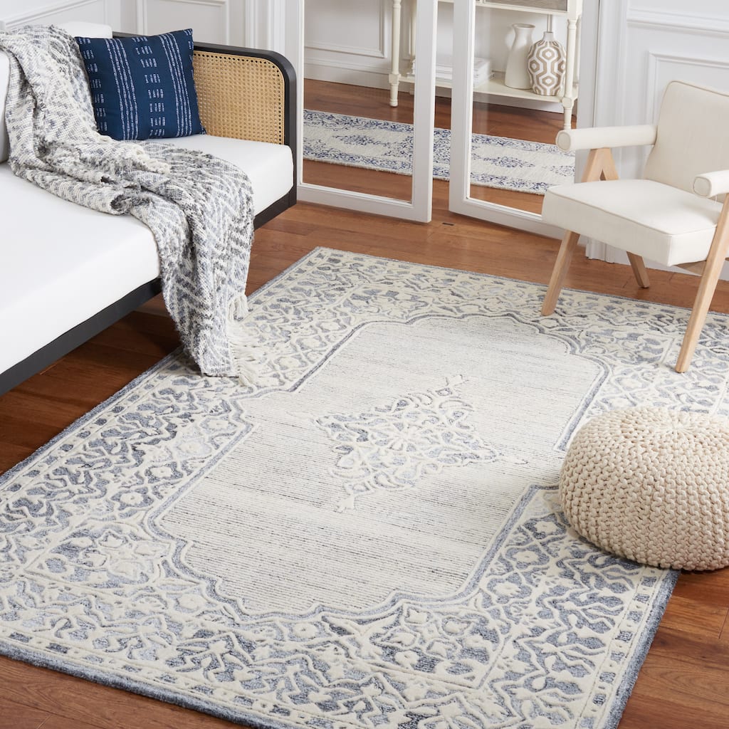 SAFAVIEH Handmade Metro Tallina French Country Wool Rug