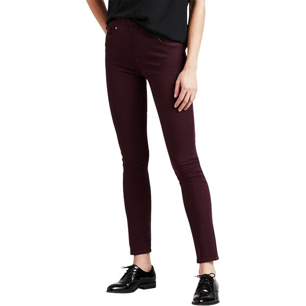 pull on colored jeans