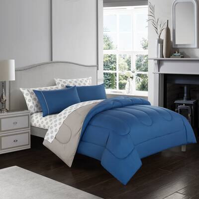 Lightweight Reversible Comforter and Sheet Set