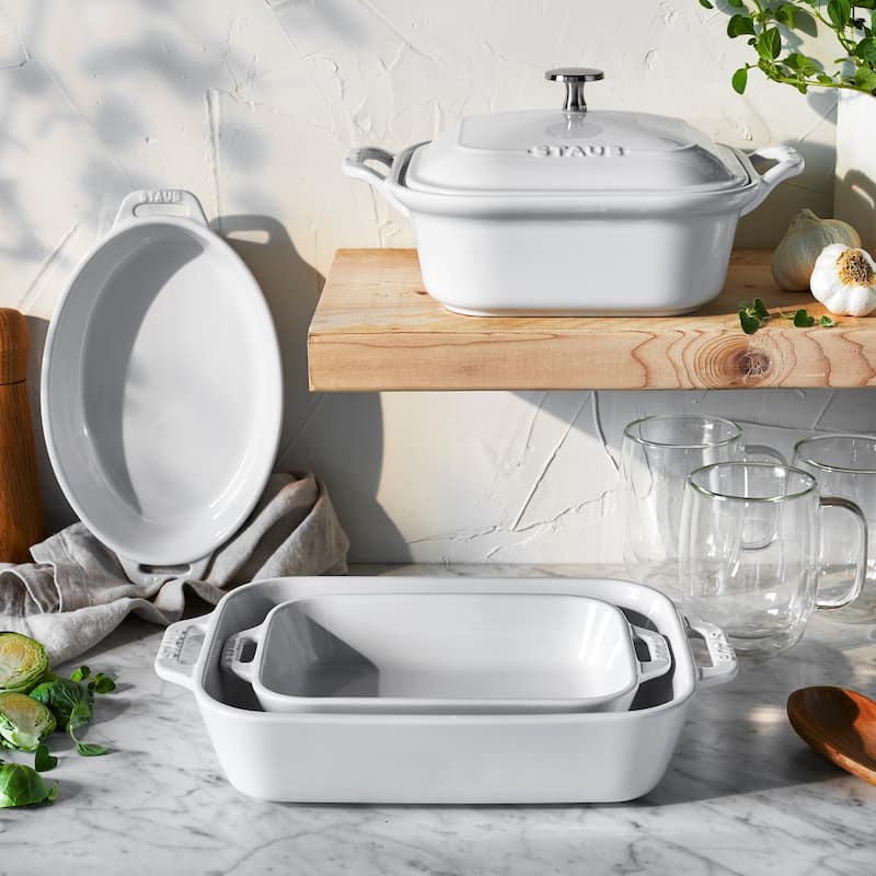 Staub Ceramic Stoneware 5-pc Mixed Baking Dish Set