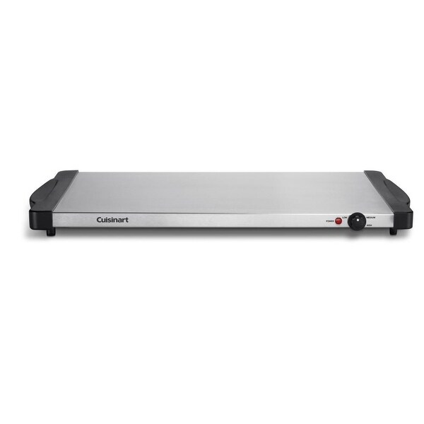 Cuisinart CWT‑100 400W Warming Tray, Stainless Steel & Black