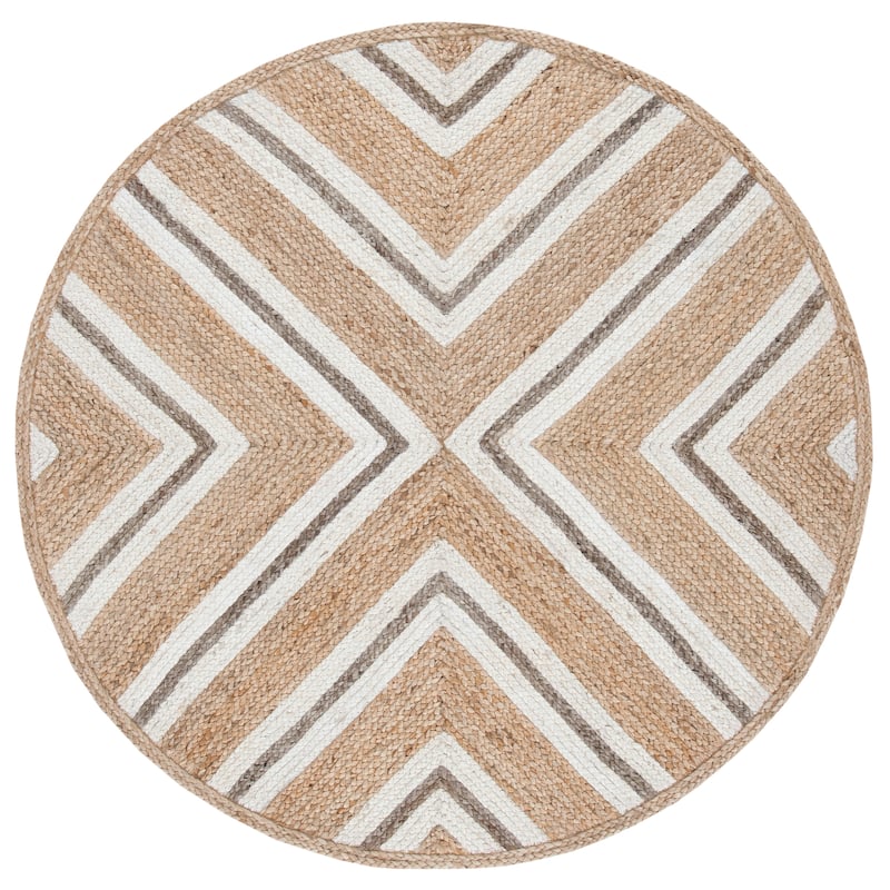 SAFAVIEH Natural Fiber Jetta Geometric Jute Rug