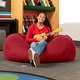 preview thumbnail 53 of 62, Jaxx 4' Lounger Bean Bag Chair Cherry